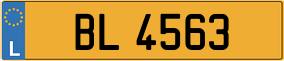Truck License Plate